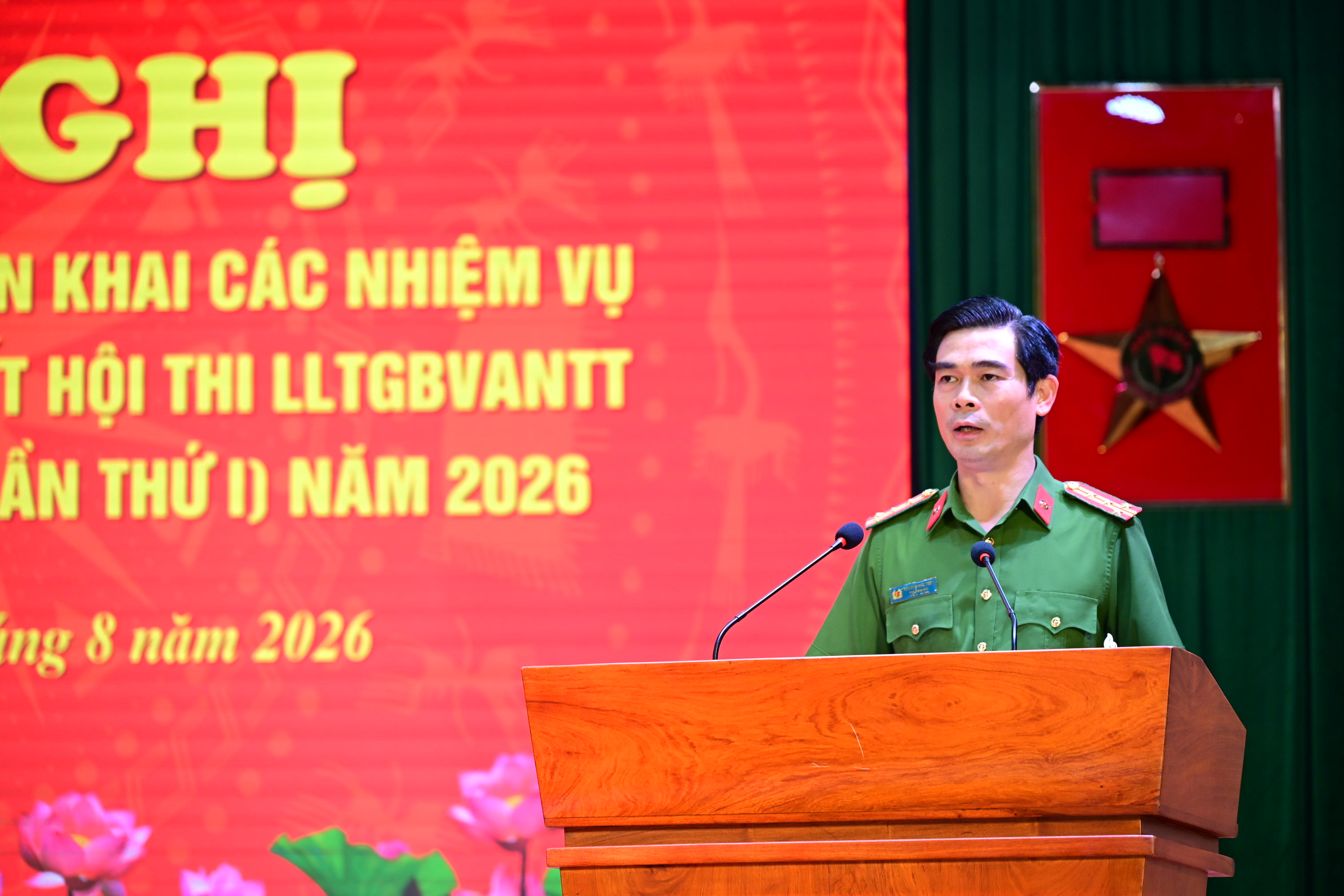 Chuẩn bị kỹ lưỡng từng phần việc phục vụ chung kết Hội thi lực lượng tham gia bảo vệ ANTT ở cơ sở giỏi toàn quốc lần thứ I, năm 2026